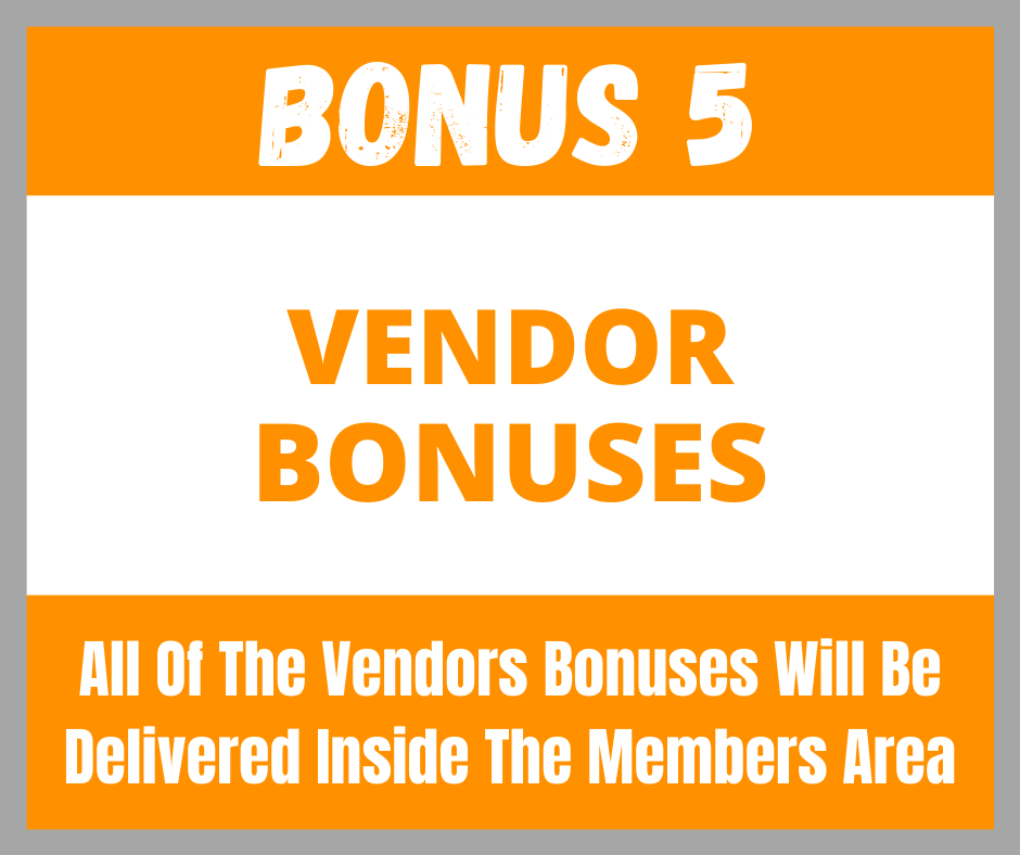 vendor bonuses