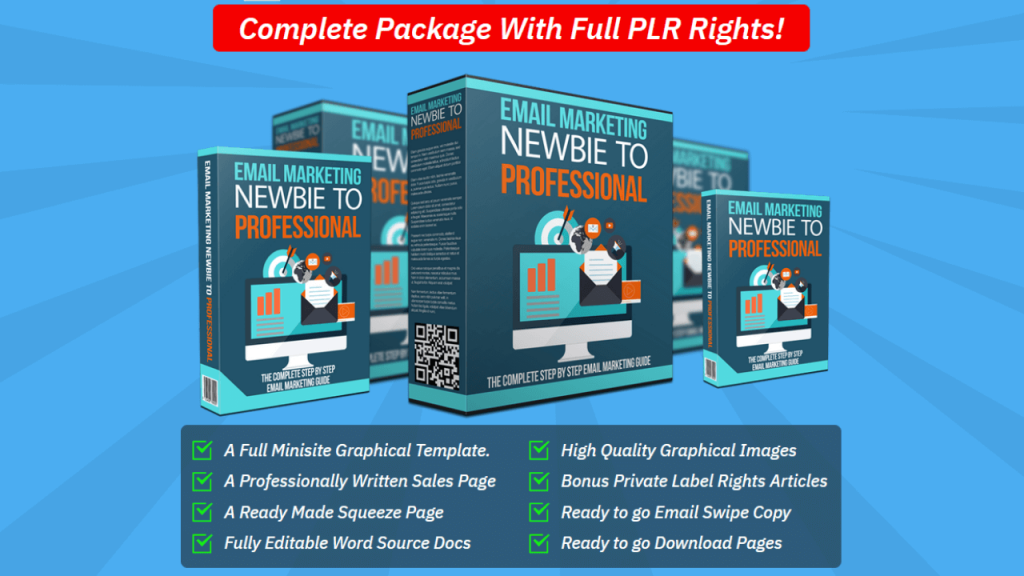 Email Marketing Newbie to Pro Review - PLR Package
