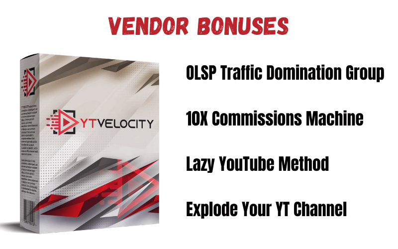 YT Velocity Review - Vendor bonuses