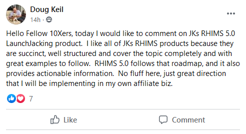 RHIMS 5.0 Review Testimonial 1