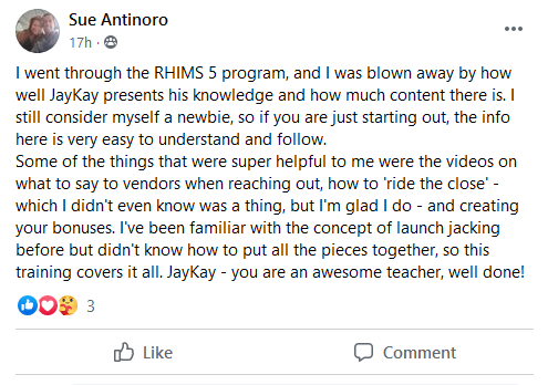 RHIMS 5.0 Review Testimonial 2