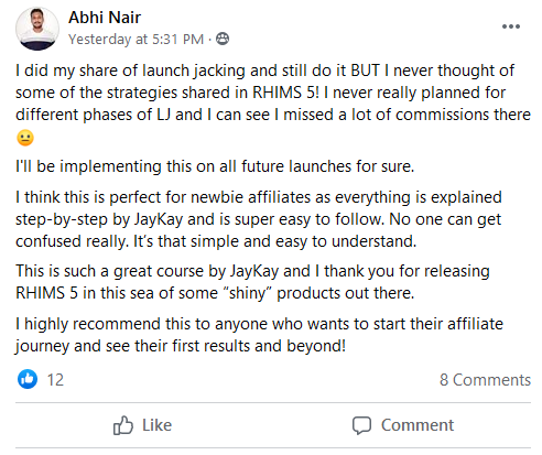 RHIMS 5.0 Review Testimonial 3 RHIMS 5.0 Review Testimonial 3