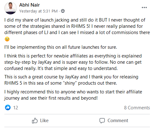 RHIMS 5.0 Review Testimonial 3