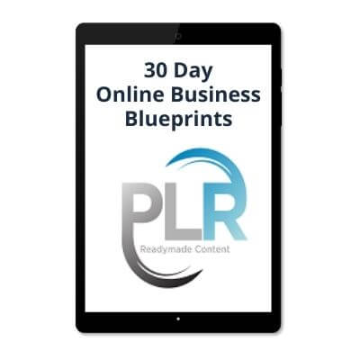 30 Day Online Business Blueprints - PLR Vol 1 Review - Tablet 30 Day Online Business Blueprints - PLR Vol 1 Review - Tablet