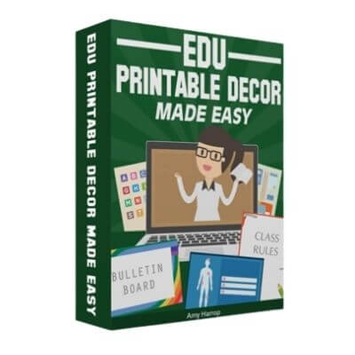 EDU Printable Decor Made Easy Review - Software box