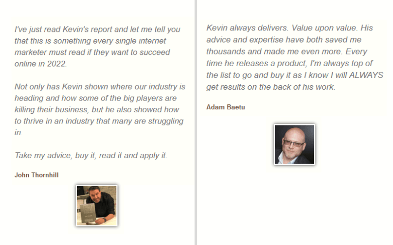 Emergency Report For Marketers Review - Testimonials Emergency Report For Marketers Review - Testimonials