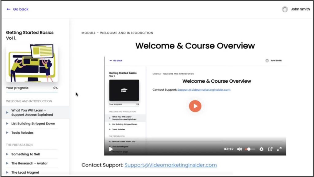 Getting Started Basics Vol 1 - List Building For Beginners Review - Members Area Getting Started Basics Vol 1 - List Building For Beginners Review - Members Area