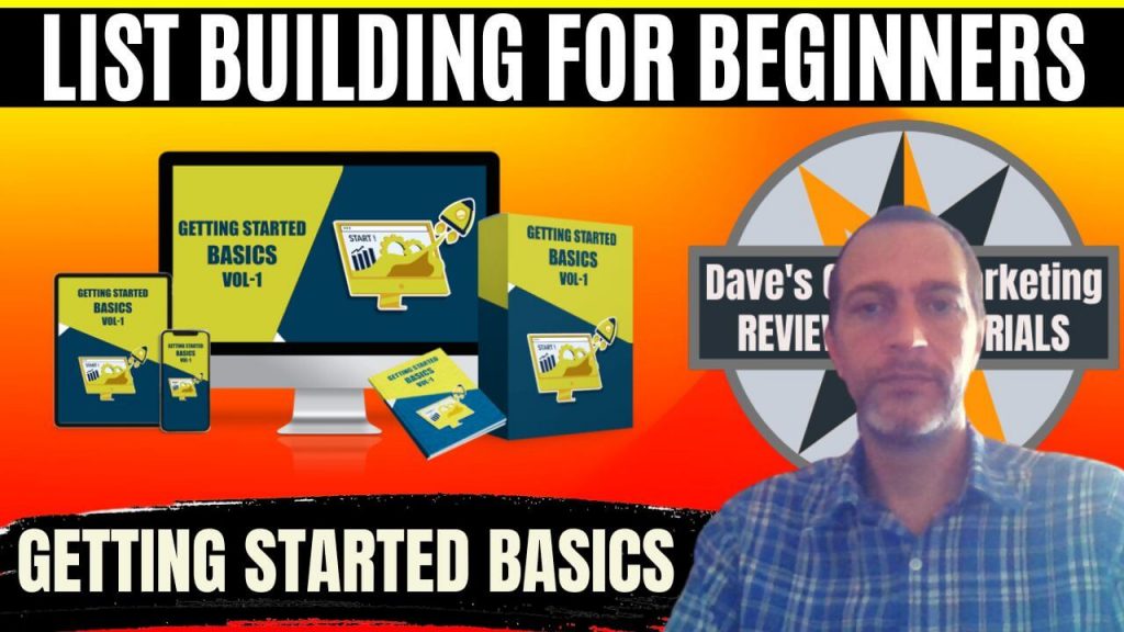 Getting Started Basics Vol 1 - List Building For Beginners Review YT Thumbnail