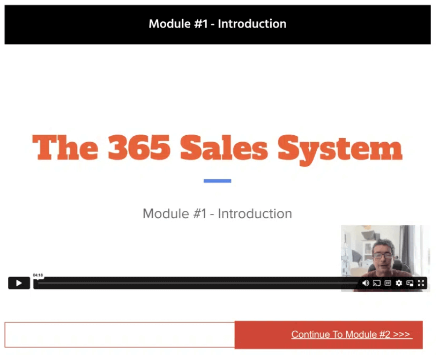 The 365 Sales System Review - Members Area