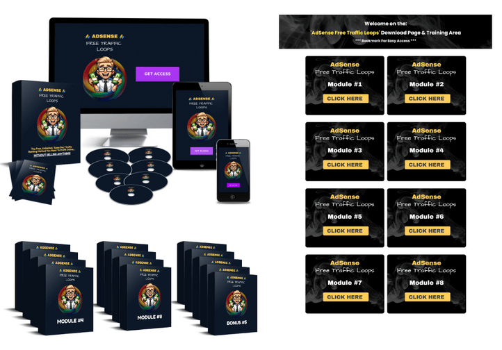 Adsense Free Traffic Loops PLR Review - Members Area Adsense Free Traffic Loops PLR Review - Members Area